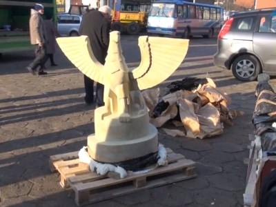 Figura Chrystusa Króla w Sępólnie (WIDEO)