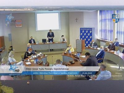 XXIII Sesja Rady Powiatu Sępoleńskiego [WIDEO]
