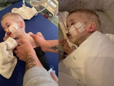 Chory na SMA mały Aleks z Chojnic musi uzbierać jeszcze ponad 8 milionów na najdroższy lek świata - rodzice błagają o pomoc! [FOTO/WIDEO]