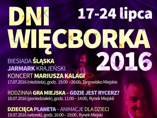 Zapraszamy na dni Więcborka 2016!!!