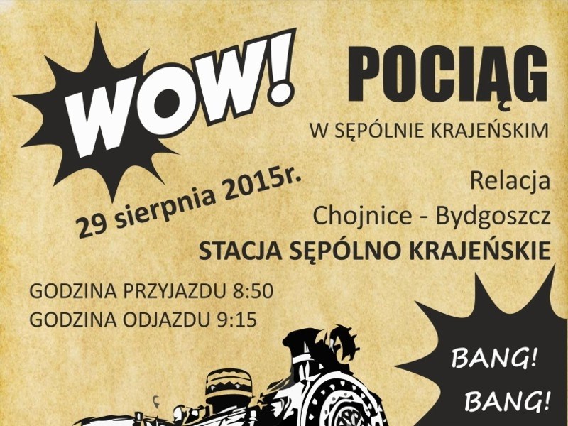 Wysiadać! Stacja Sępólno Krajeńskie!