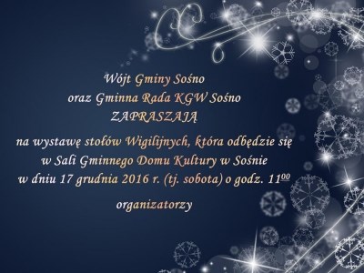 Wystawa stołów wigilijnych