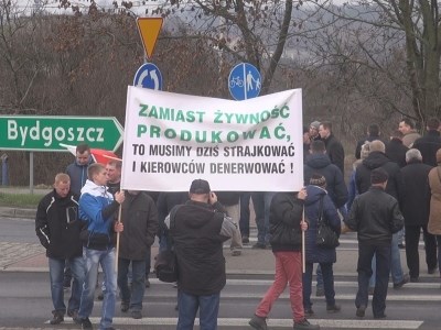 Kolejny protest rolników (WIDEO)