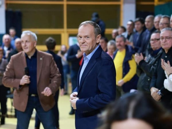 Donald Tusk w Sępólnie Krajeńskim [WIDEO]