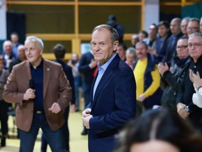 Donald Tusk w Sępólnie Krajeńskim [WIDEO]