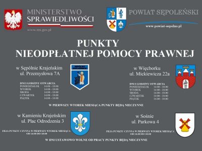 Nieodpłatna pomoc prawna w Powiecie Sępoleńskim