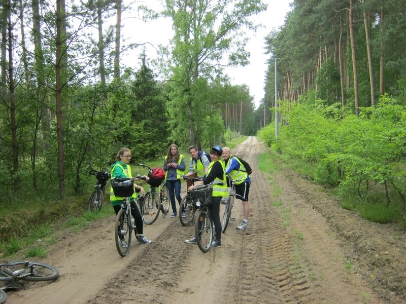 Rowerami nad Zalew Koronowski