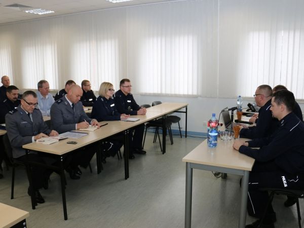 Odprawa roczna policji w Sępólnie Krajeńskim