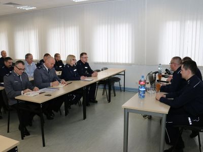 Odprawa roczna policji w Sępólnie Krajeńskim