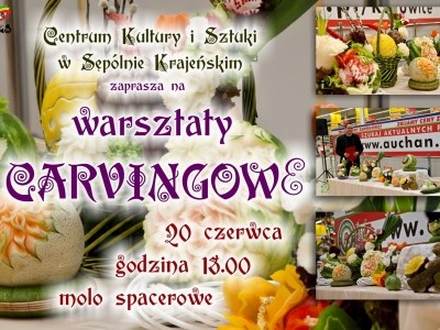 Warsztaty Carvingu - po raz pierwszy w Sępólnie