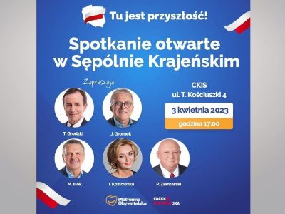Spotkanie otwarte mieszkańców powiatu sępoleńskiego z parlamentarzystami Koalicji Obywatelskiej [WIDEO]