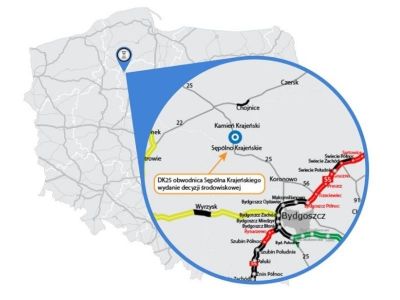 Tranzyt ominie Sępólno Krajeńskie i Kamień Krajeński. GDDKiA odkryła oferty na budowę obwodnic [WIDEO]