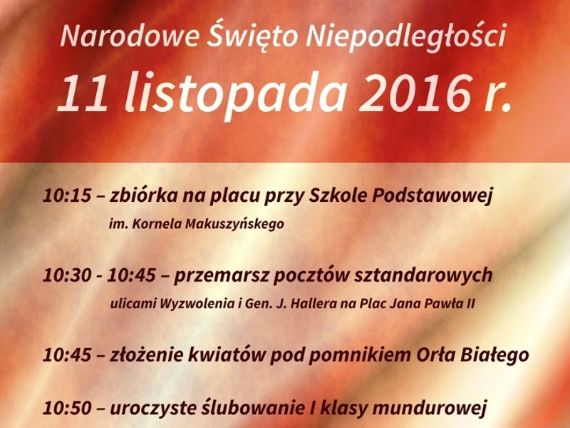 Narodowe Święto Niepodległości w Więcborku