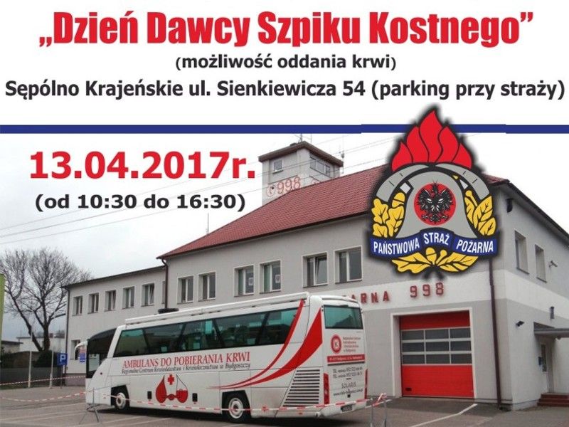 Dzień Dawcy Szpiku Kostnego w Sępólnie