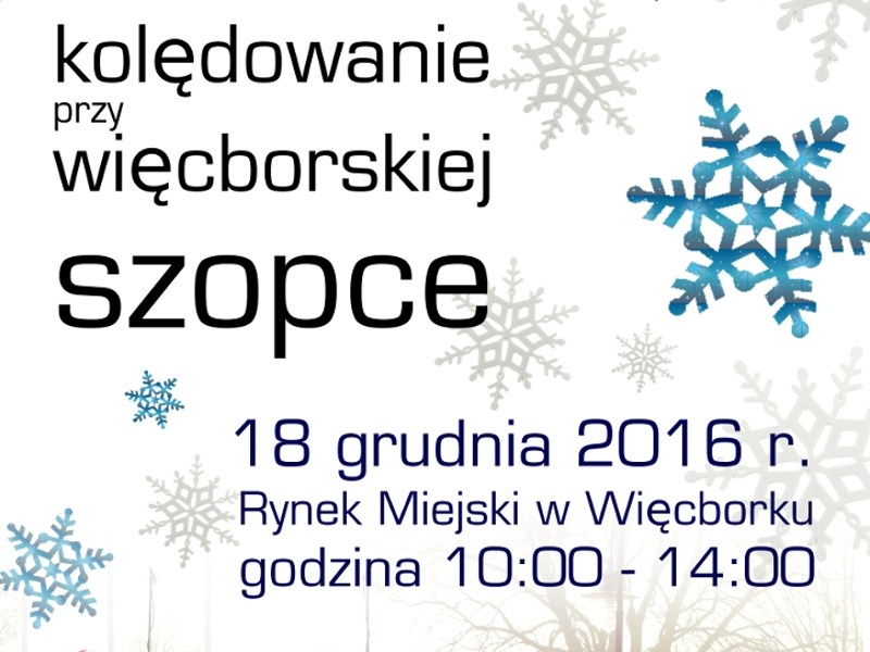 Kolędowanie przy więcborskiej szopce