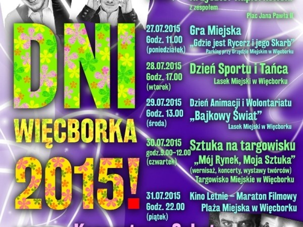 WIĘCBORK NA LATO 2015 - Dni Więcborka 2015