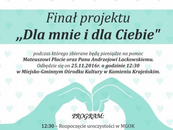 Finał projektu "Dla mnie i dla Ciebie"