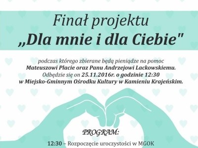 Finał projektu "Dla mnie i dla Ciebie"