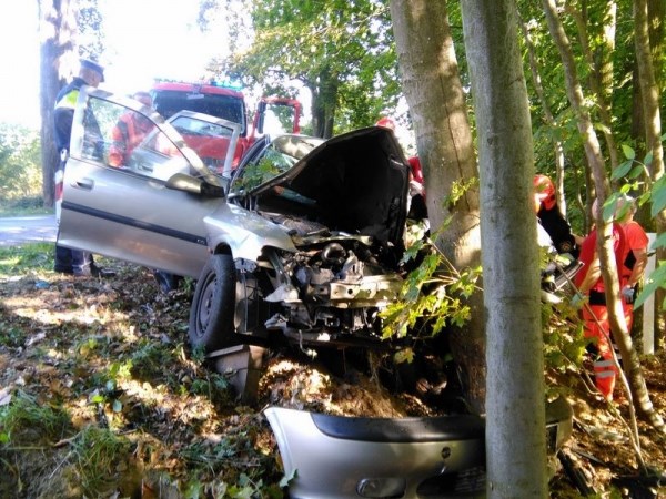 Wypadek w Runowie (FOTO)