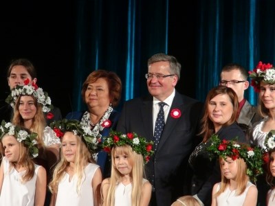 Prezydent Komorowski w Sępólnie (WIDEO)