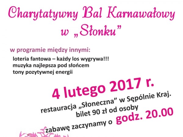 Charytatywny Bal Karnawałowy
